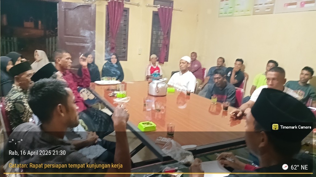 Rapat persiapan Kegiatan berkantor Sehari Bupati Aceh Barat